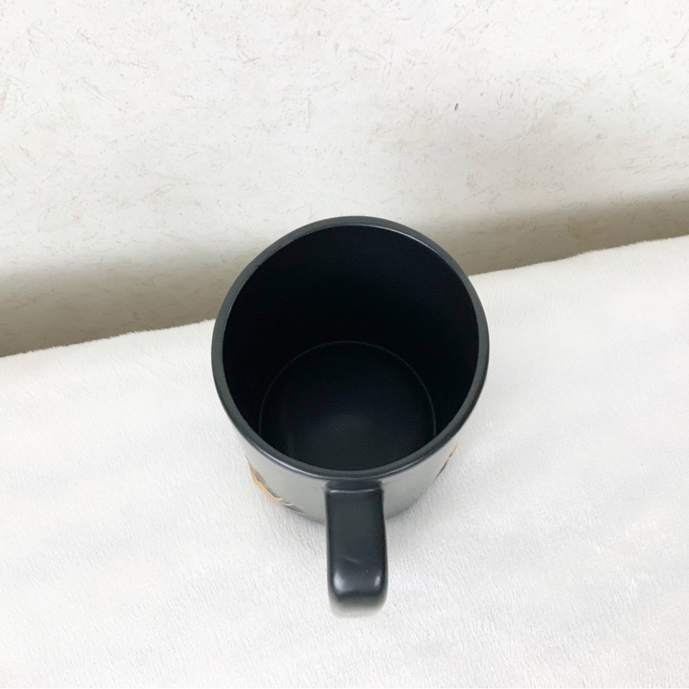 B Harbor Matte Black Gold Spider Mug 18 Oz Halloween Spooky - Picture 6 of 7